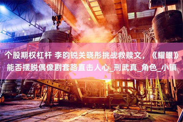 个股期权杠杆 李昀锐关晓彤挑战救赎文，《耀眼》能否摆脱偶像剧套路直击人心_刑武真_角色_小镇
