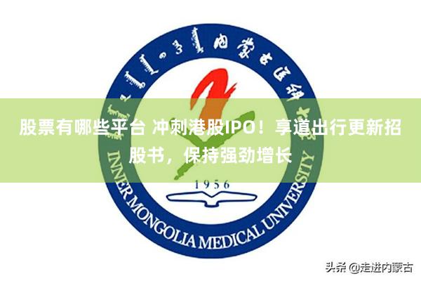 股票有哪些平台 冲刺港股IPO！享道出行更新招股书，保持强劲增长