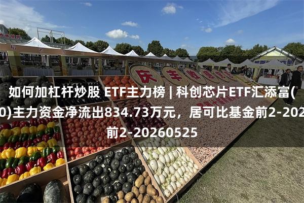 如何加杠杆炒股 ETF主力榜 | 科创芯片ETF汇添富(588750)主力资金净流出834.73万元，居可比基金前2-20260525