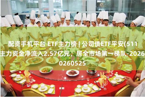 配资手机平台 ETF主力榜 | 公司债ETF平安(511030)主力资金净流入2.57亿元，居全市场第一梯队-20260525