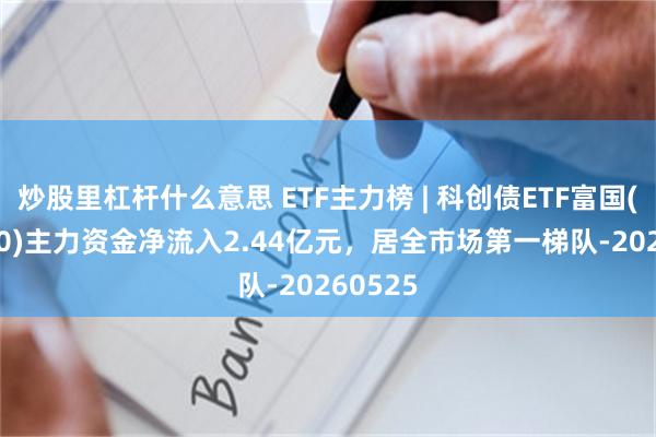 炒股里杠杆什么意思 ETF主力榜 | 科创债ETF富国(159200)主力资金净流入2.44亿元，居全市场第一梯队-20260525