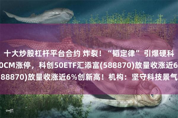 十大炒股杠杆平台合约 炸裂！“韬定律” 引爆硬科技，中芯国际盘中20CM涨停，科创50ETF汇添富(588870)放量收涨近6%创新高！机构：坚守科技景气主线