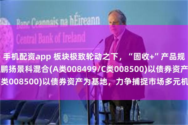 手机配资app 板块极致轮动之下，“固收+”产品规模与产品数量的双增！鹏扬景科混合(A类008499/C类008500)以债券资产为基地，力争捕捉市场多元机遇