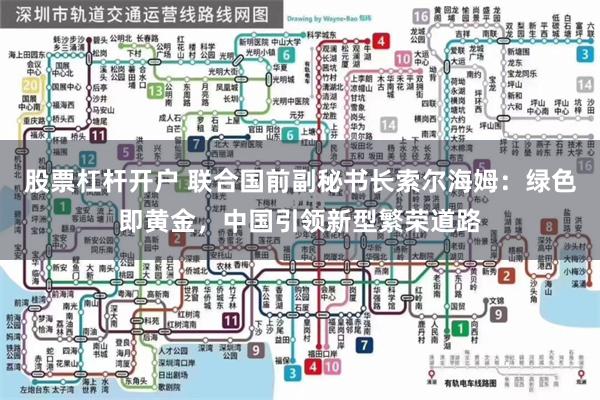 股票杠杆开户 联合国前副秘书长索尔海姆：绿色即黄金，中国引领新型繁荣道路