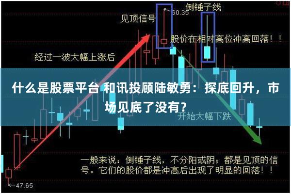 什么是股票平台 和讯投顾陆敏勇：探底回升，市场见底了没有？
