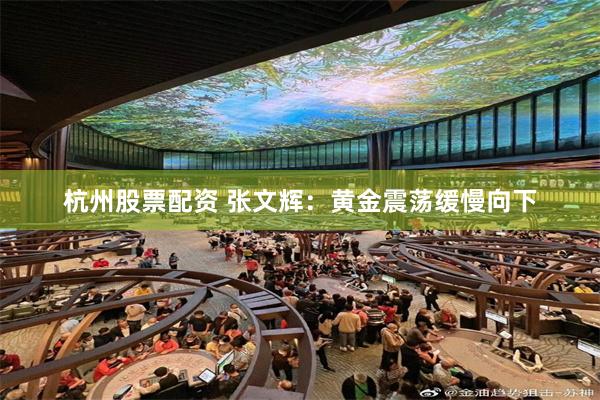 杭州股票配资 张文辉：黄金震荡缓慢向下
